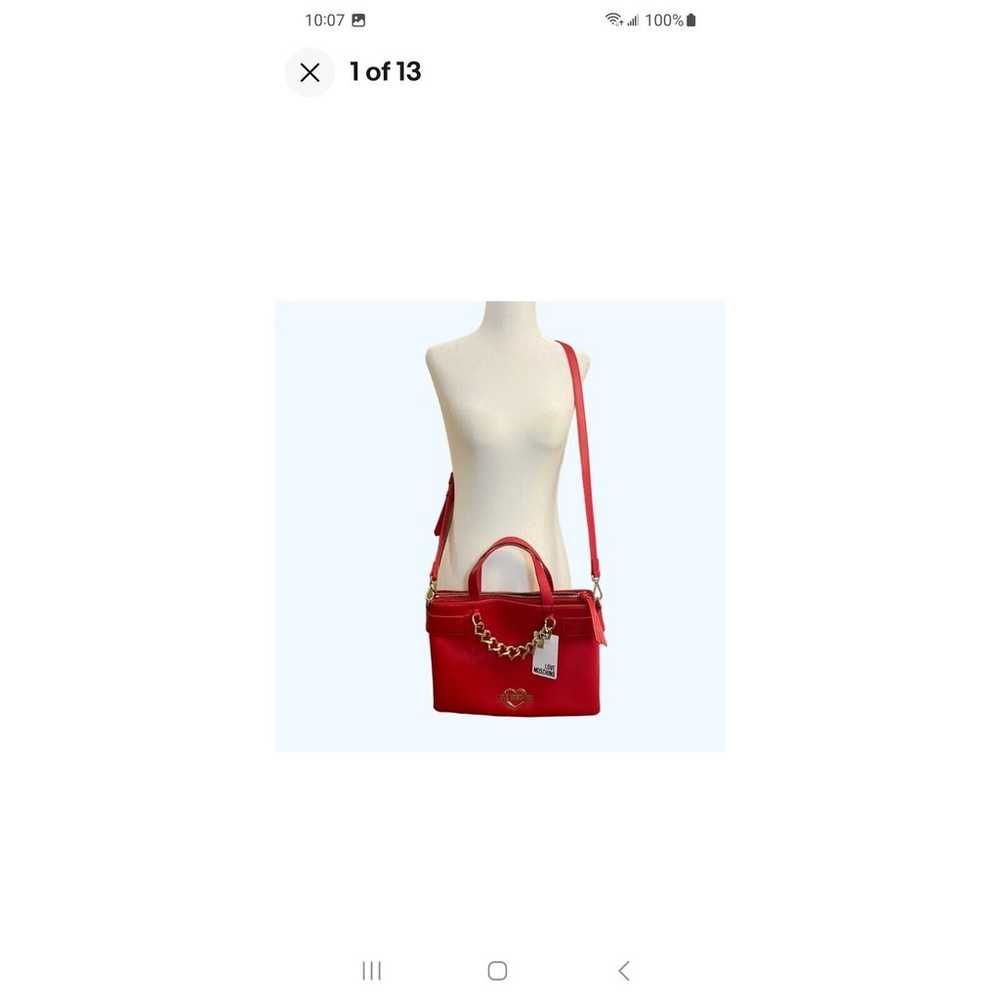 New LOVE MOSCHINO Red Borsa Rosso Shoulder Bag Cr… - image 7