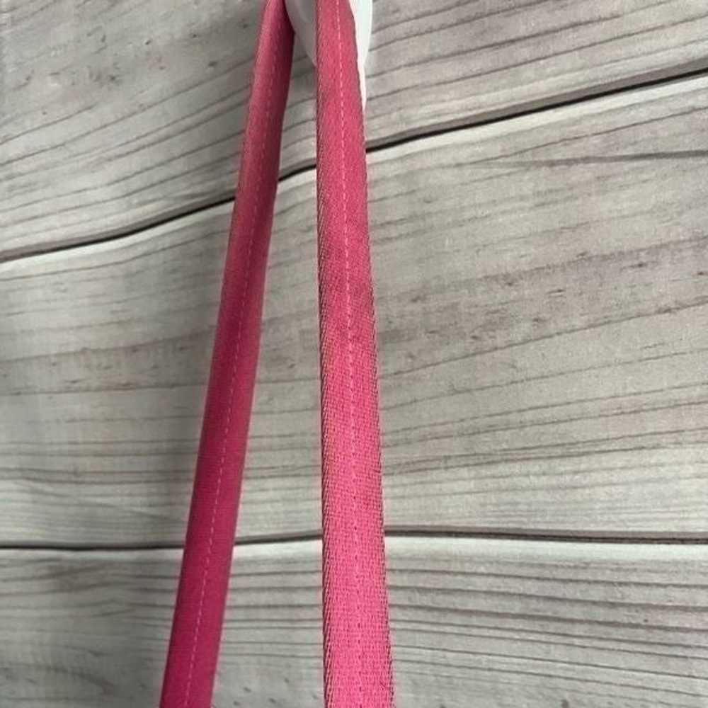 Coach F21905 Signature Pink Stripe Duffle Fabric … - image 6