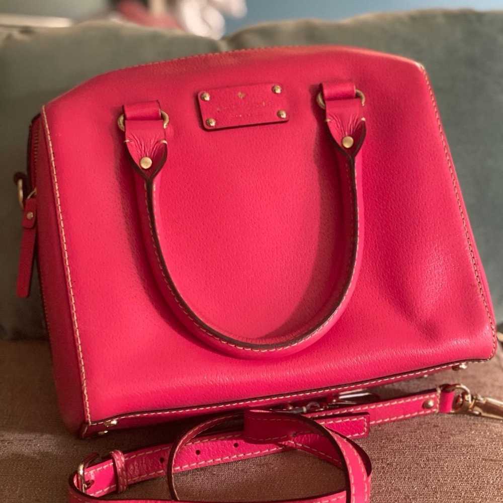 Kate Spade Hot Pink Fuschia Wellesley Alessa bag … - image 2