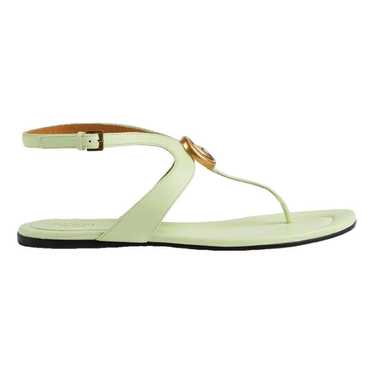 Gucci Double G leather sandal - image 1