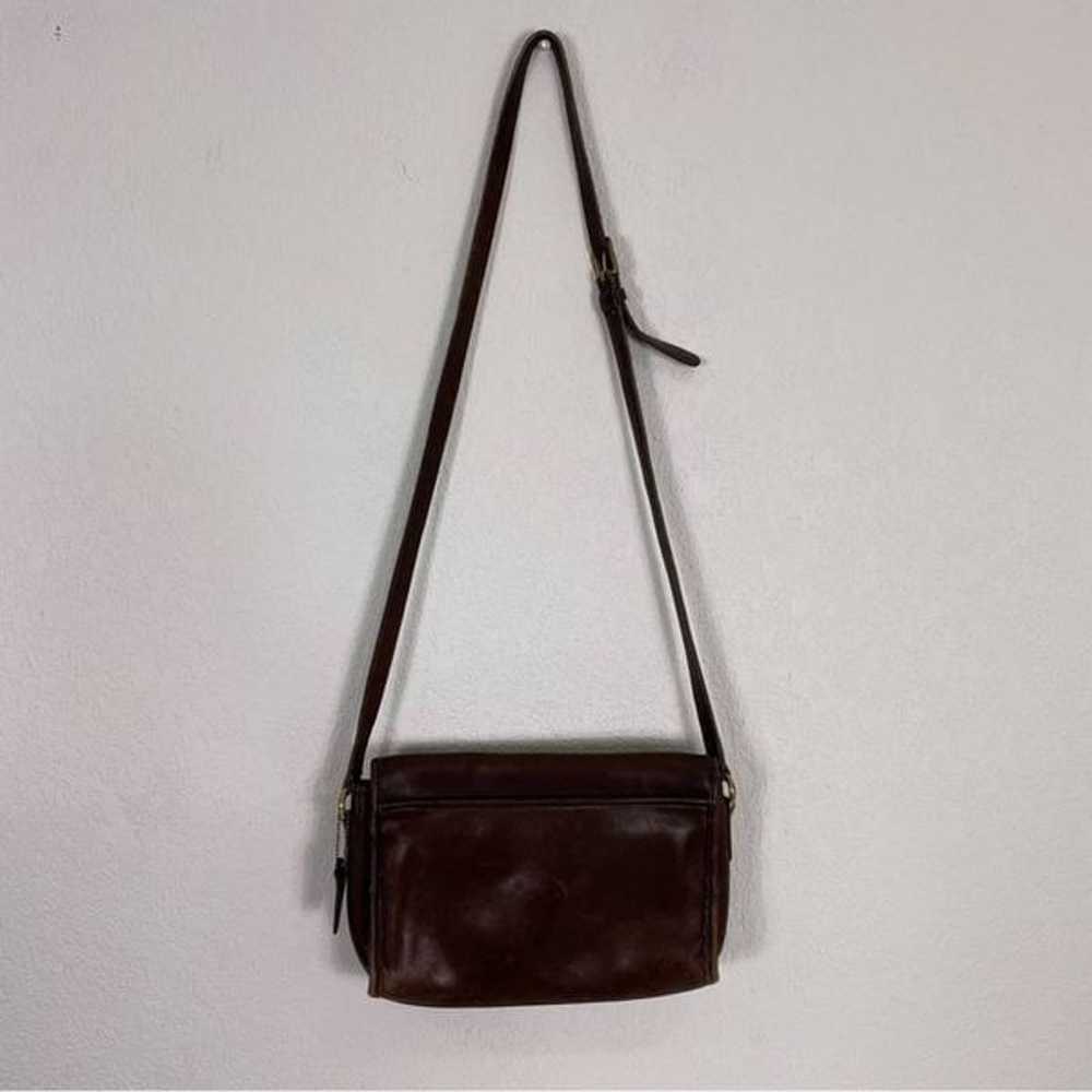 Coach Vintage Brown Leather Crossbody Purse - image 2
