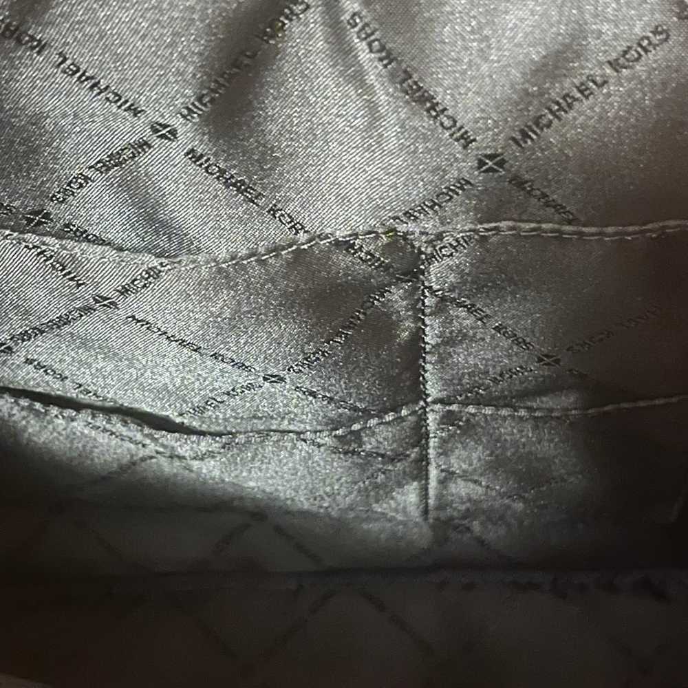 Michael Kors Black Abbey Pebbled Leather Backpack - image 7