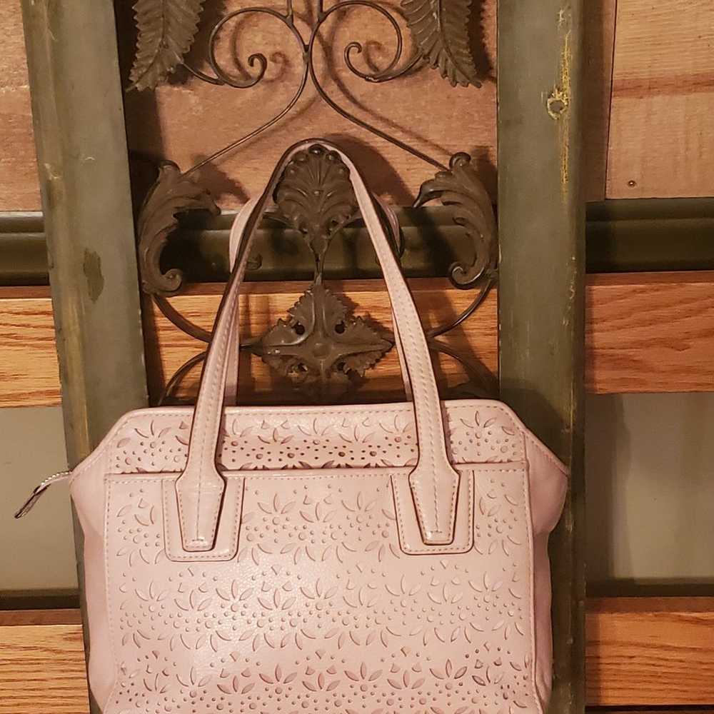 Coach Pink Leather Taylor Eyelet Mini Tote/Crossb… - image 5
