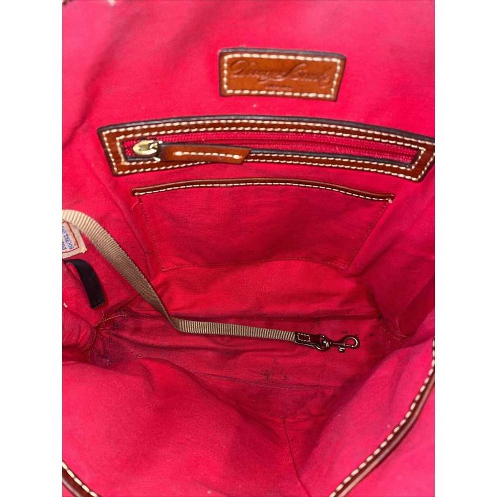 Dooney and Bourke Red Leather Back Pack / Purse - image 6