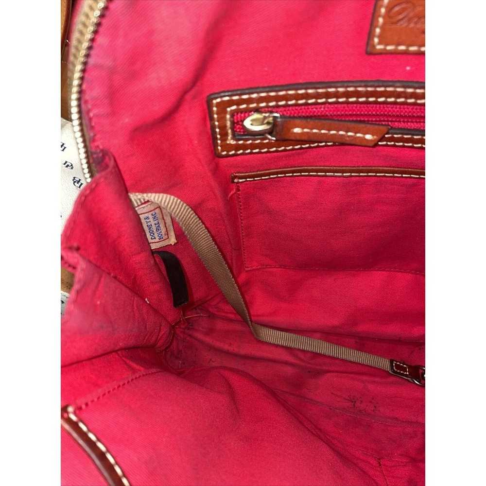 Dooney and Bourke Red Leather Back Pack / Purse - image 7