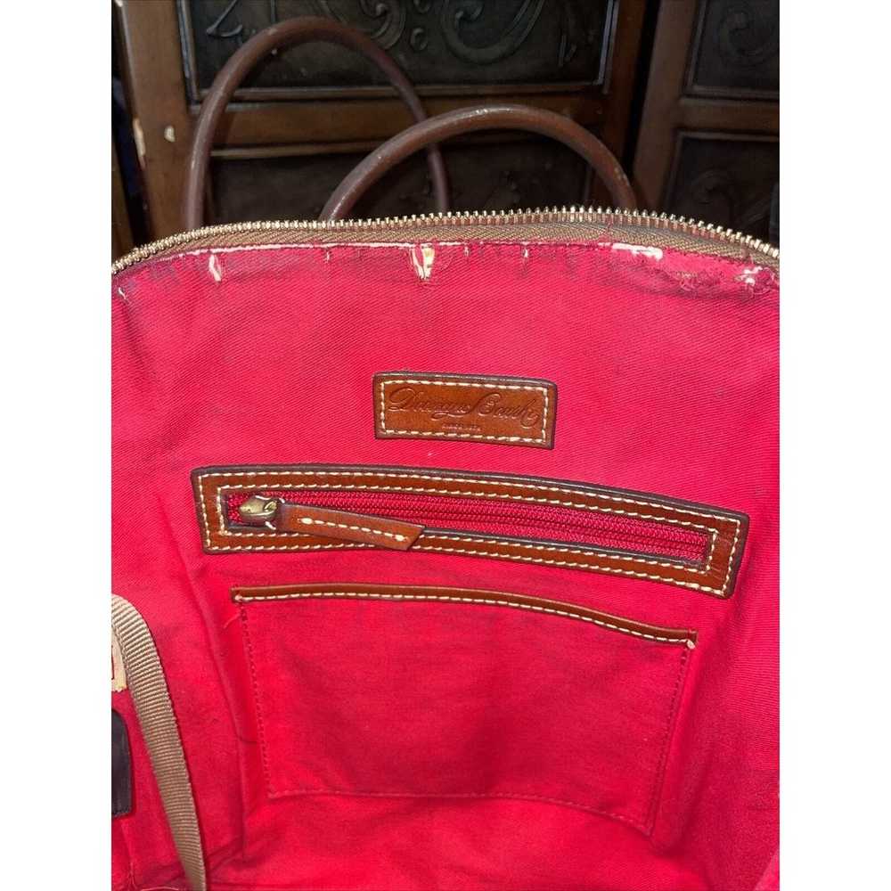 Dooney and Bourke Red Leather Back Pack / Purse - image 8