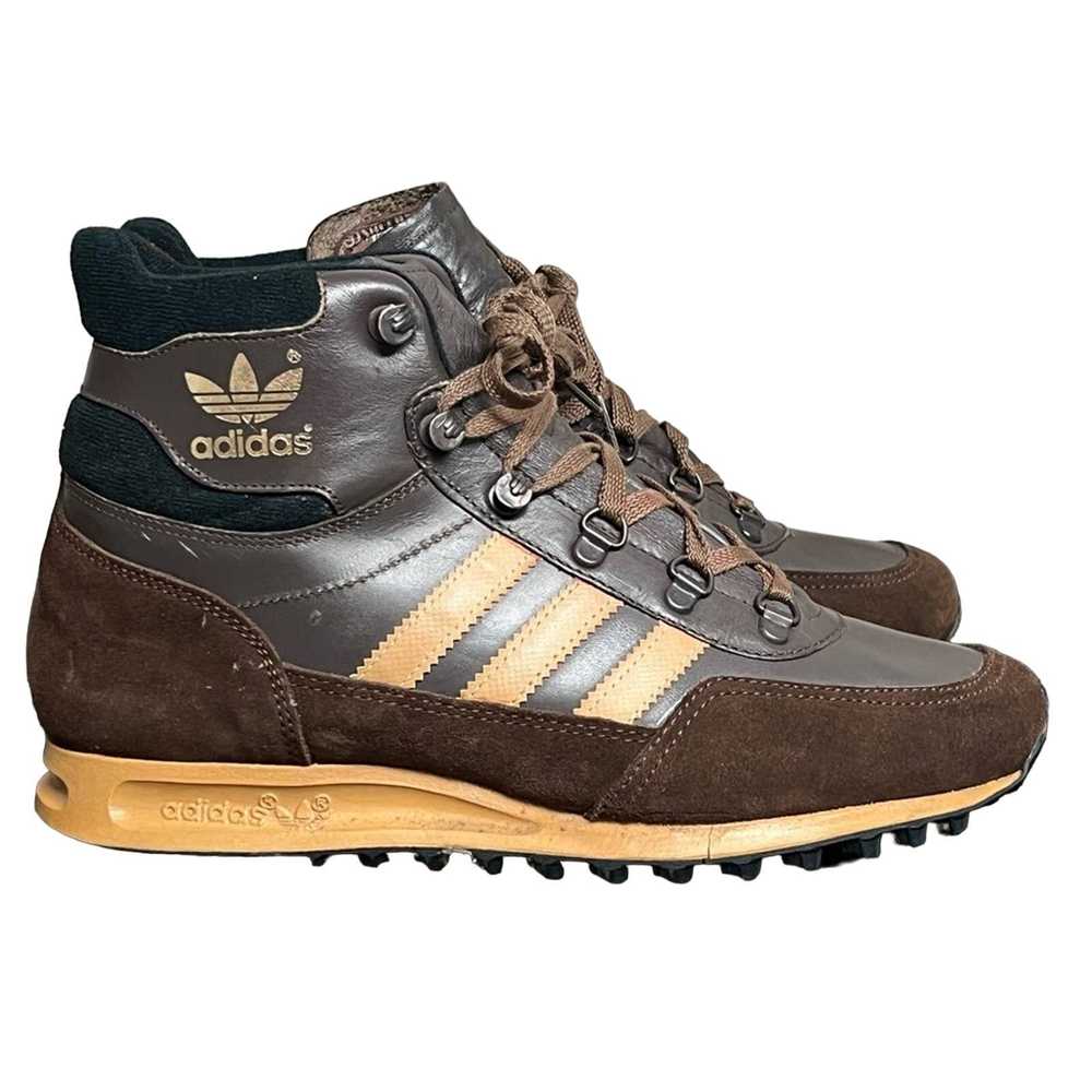Adidas Vintage 1980s ADIDAS Brown Trekking Boots … - image 1