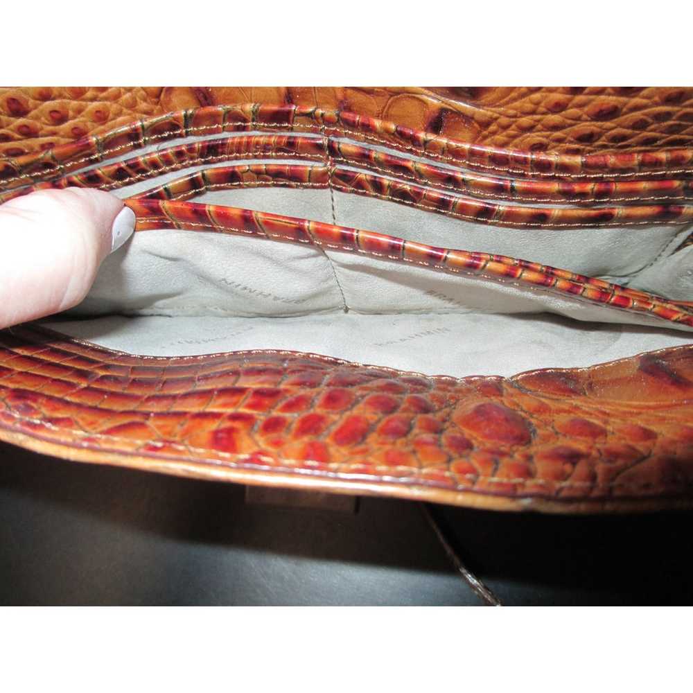 Brahmin Alena Crossbody Croc Embossed Leather in … - image 7
