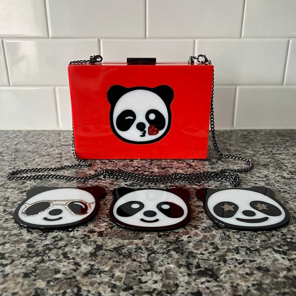 Nordstrom Expressions Panda Novelty Clutch - image 1