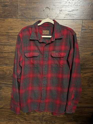 Orvis Orvis Flannel Red Plaid Heavy Flannel High Q