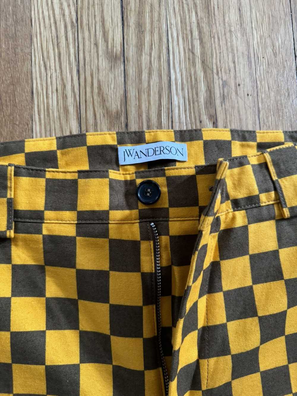 J.W.Anderson × Luxury Brown/ Yellow checkered pri… - image 2