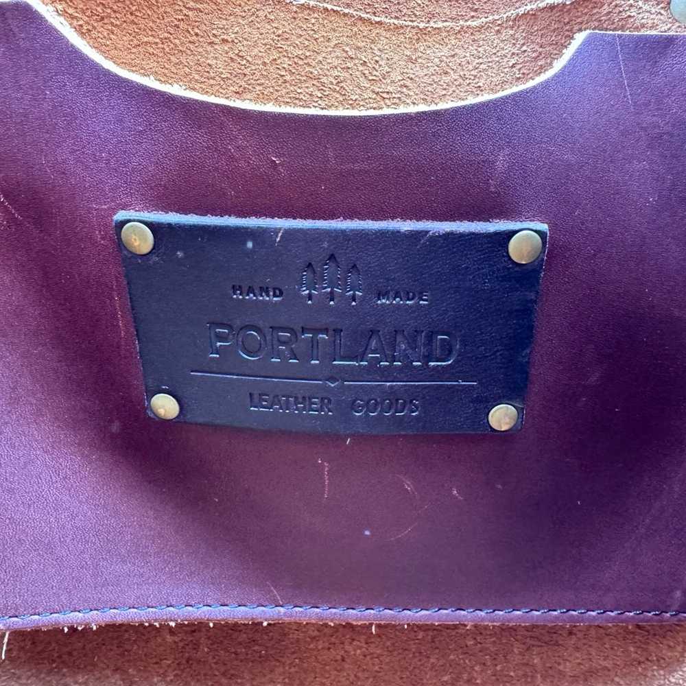 portland leather goods oversized tote - image 7