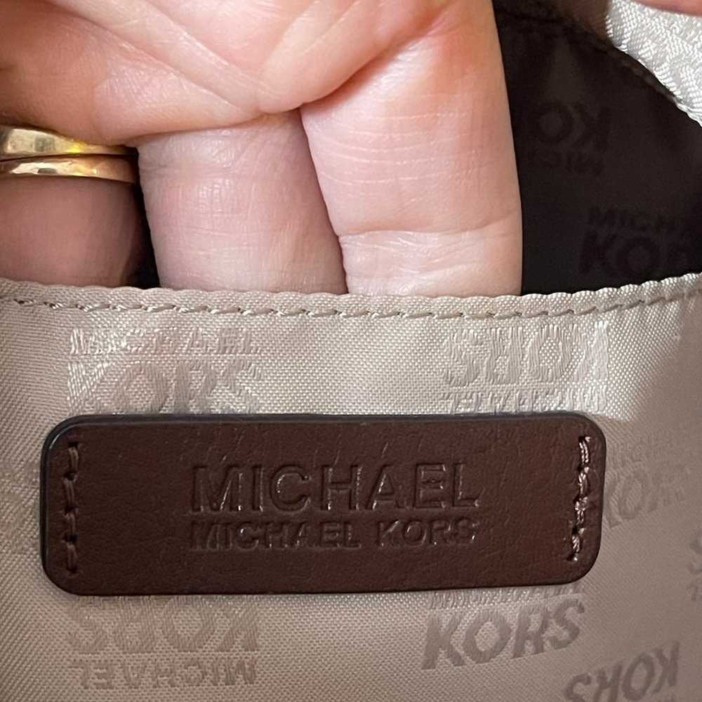 Michael Kors Signature Gold Logo Purse Authentic - image 7