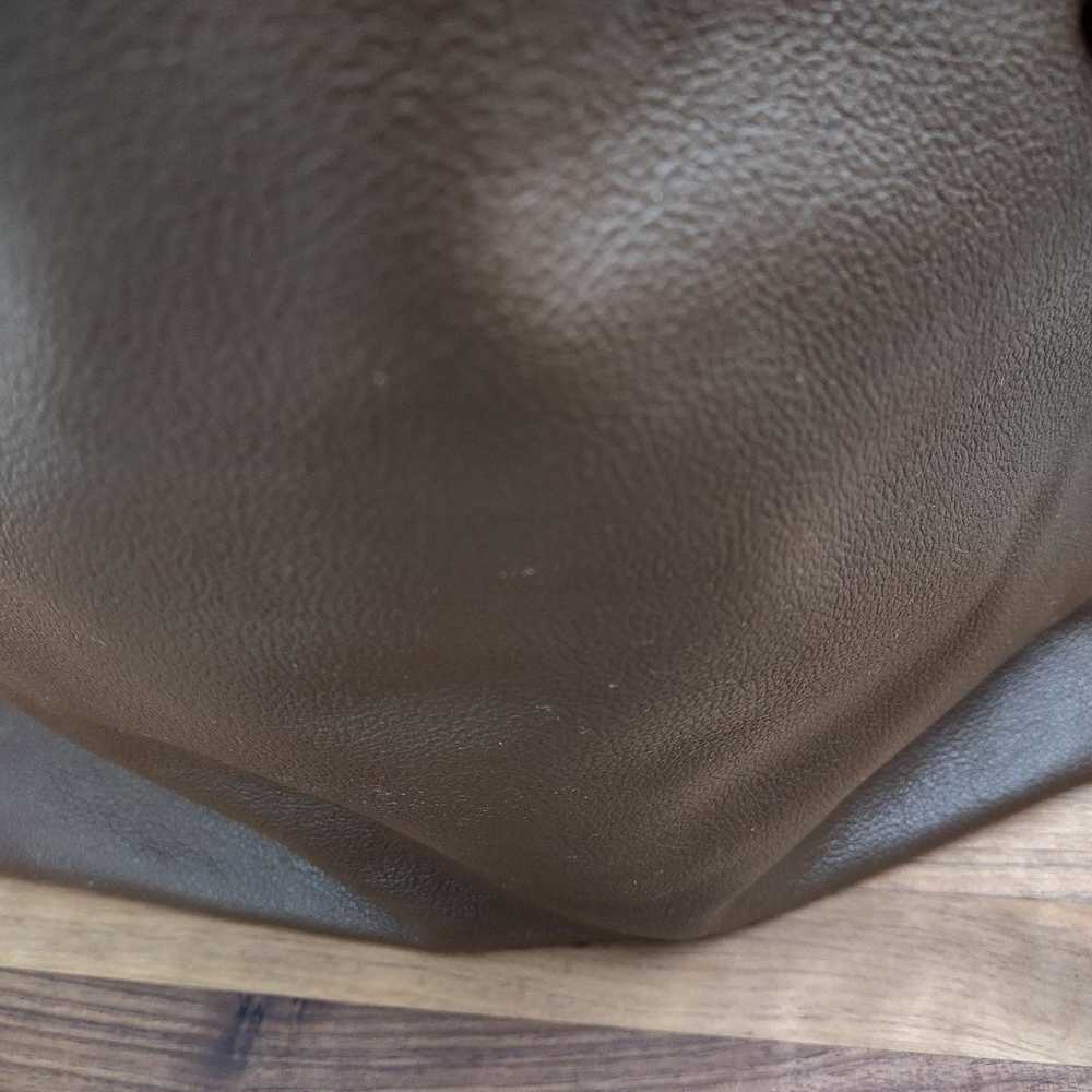Dooney & Bourke Brown Leather Hobo Shoulder Purse… - image 6