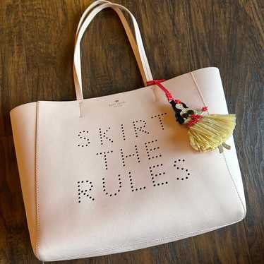 Kate Spade Handbag Skirt the Rules Hula Girl Saff… - image 1