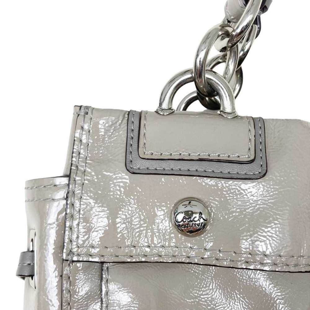 Coach Peyton Patent Leather Carryall Bag 9756M - image 6