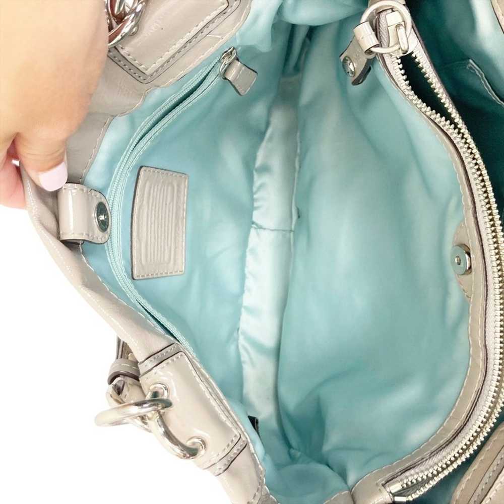 Coach Peyton Patent Leather Carryall Bag 9756M - image 7