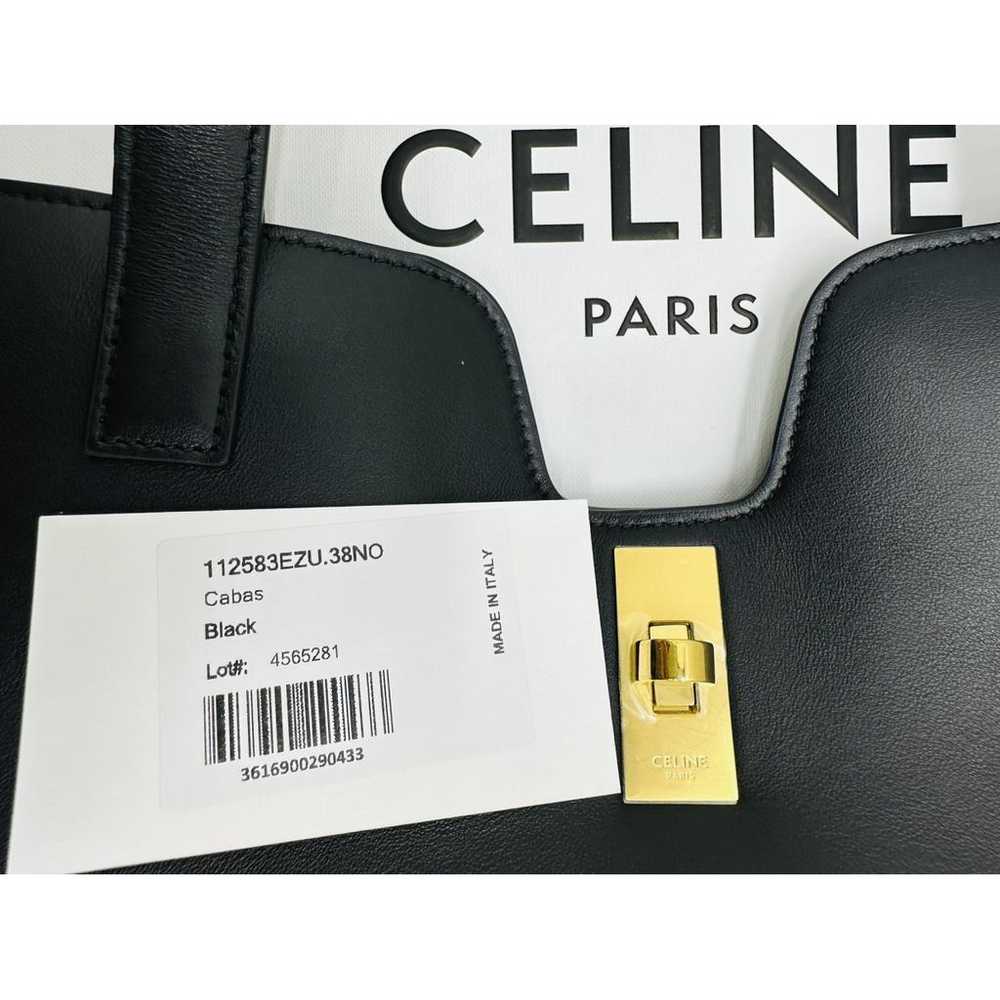 Celine Cabas Horizotal leather handbag - image 3