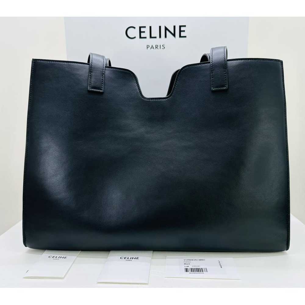 Celine Cabas Horizotal leather handbag - image 5
