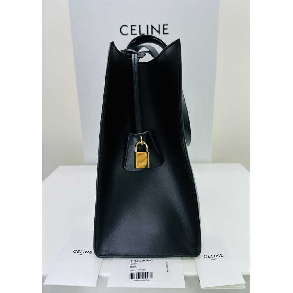Celine Cabas Horizotal leather handbag - image 6