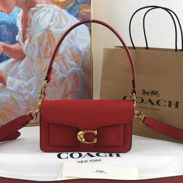 New COACH Tabby 20 Shoulder Bag Red - image 1