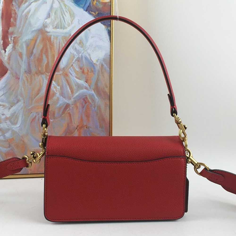New COACH Tabby 20 Shoulder Bag Red - image 4
