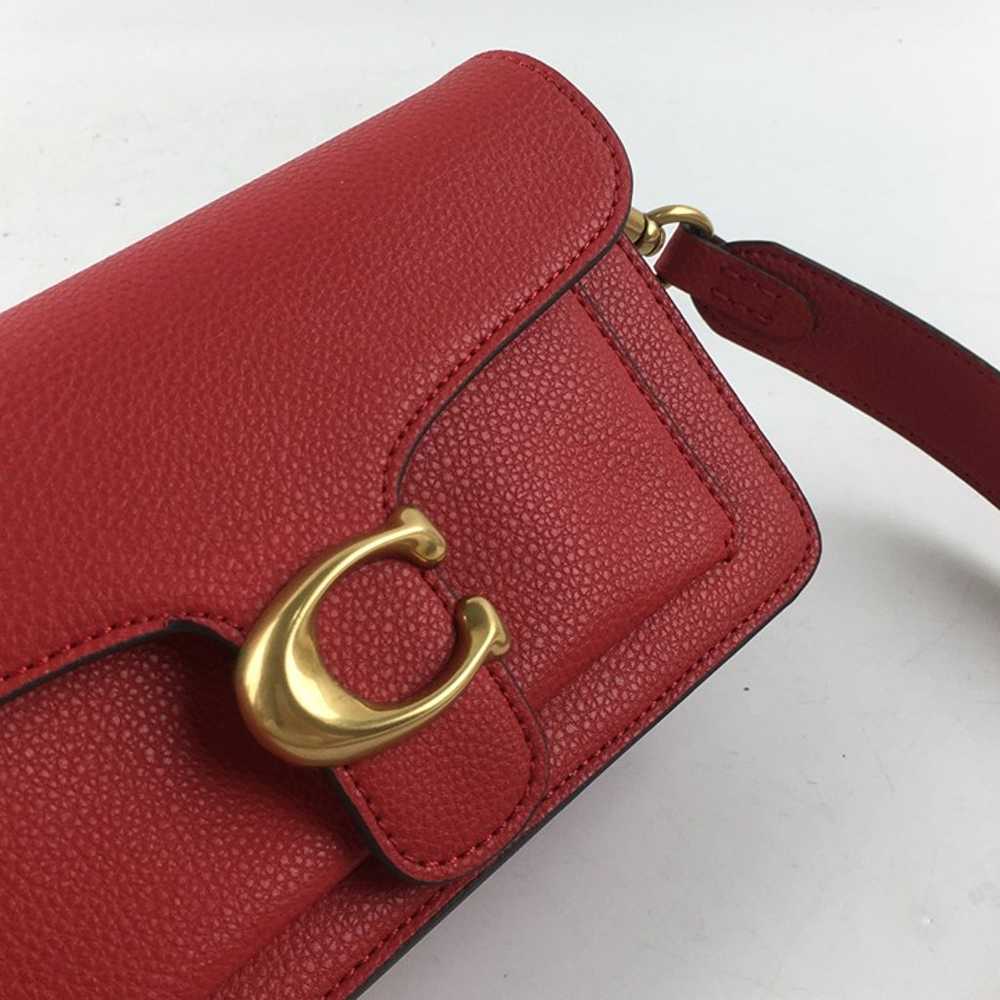 New COACH Tabby 20 Shoulder Bag Red - image 8