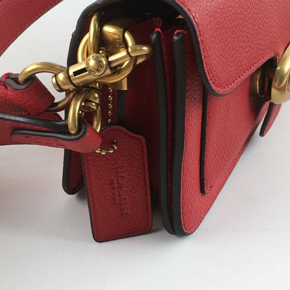 New COACH Tabby 20 Shoulder Bag Red - image 9