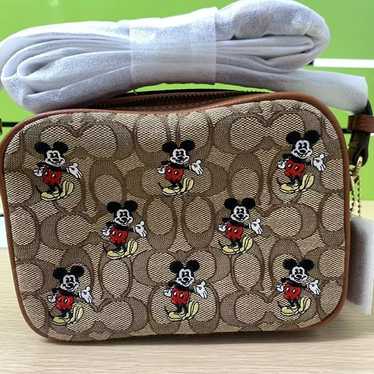 Disney X Coach Mini Jamie Camera Bag In Signature… - image 1