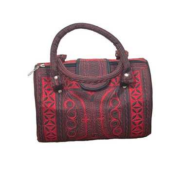 Artisan-Crafted Bag with Traditional Sumatran Emb… - image 1