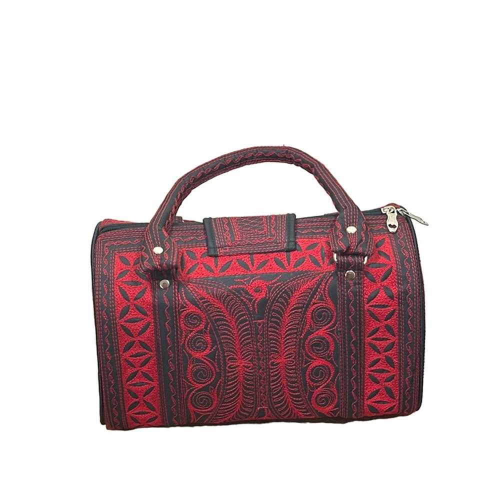 Artisan-Crafted Bag with Traditional Sumatran Emb… - image 3