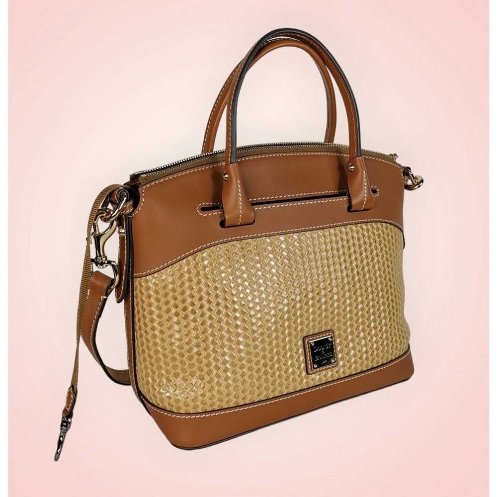 Dooney Bourke Beacon Brown Smooth Leather Woven E… - image 10