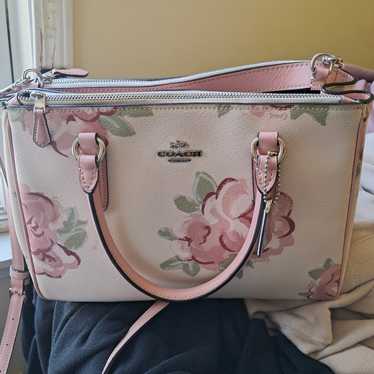 Coach Floral Surrey Carryall purse