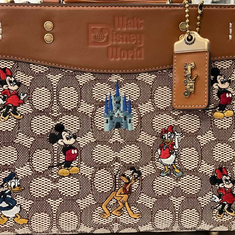 Disney X Coach Rogue Bag 25 In Signature Textile … - image 1