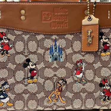 Disney X Coach Rogue Bag 25 In Signature Textile … - image 1