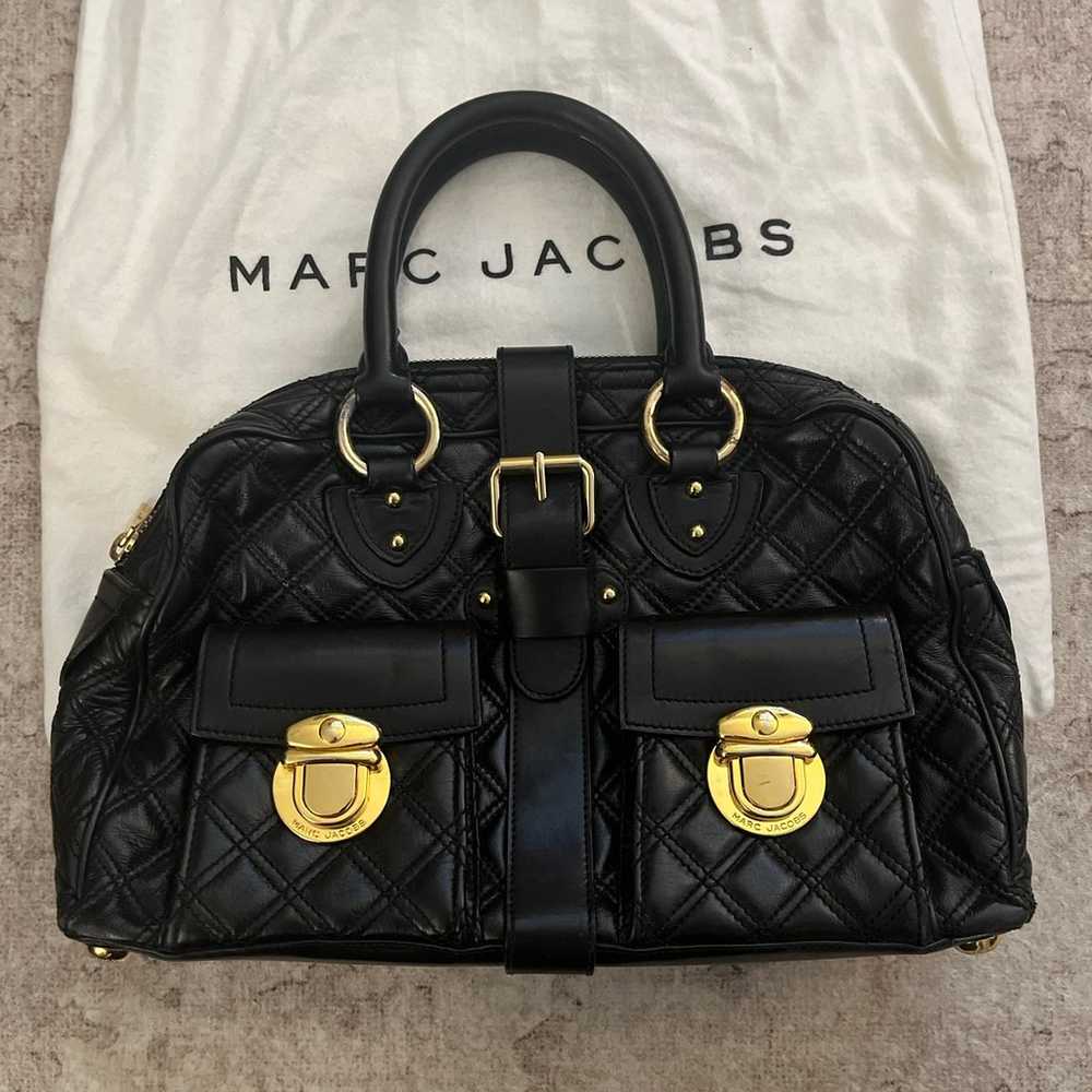 Authentic Marc Jacobs Venetia Quilted Leather Han… - image 2