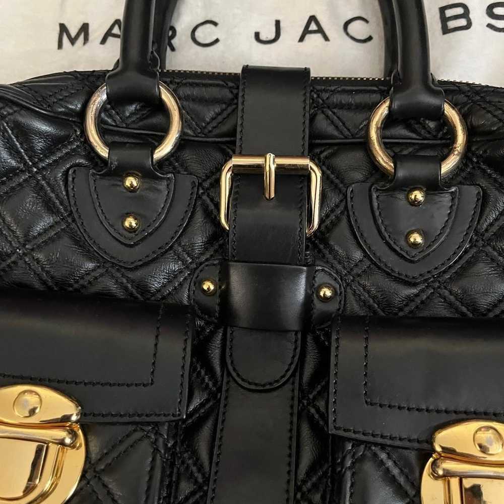 Authentic Marc Jacobs Venetia Quilted Leather Han… - image 8