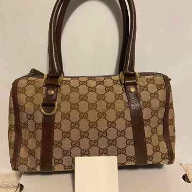 Authentic  Gucci  mini Boston  Handbag