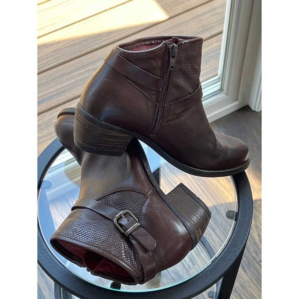 Umberto Raffini Alexa Leather Ankle Boot Chocolat… - image 2