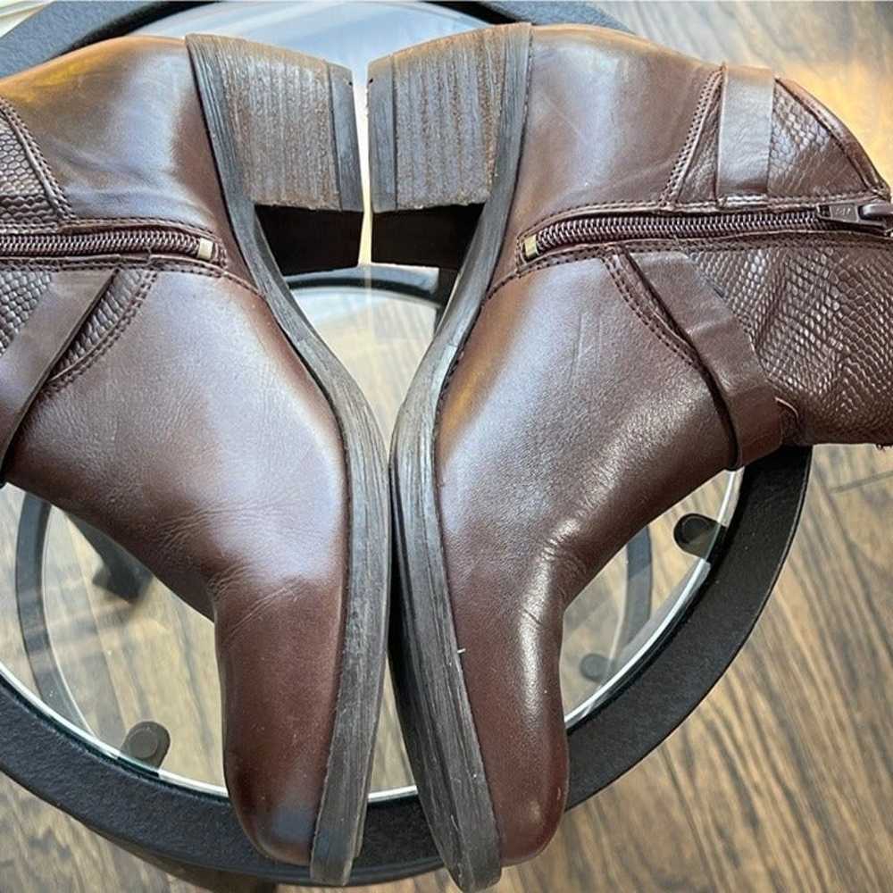 Umberto Raffini Alexa Leather Ankle Boot Chocolat… - image 5