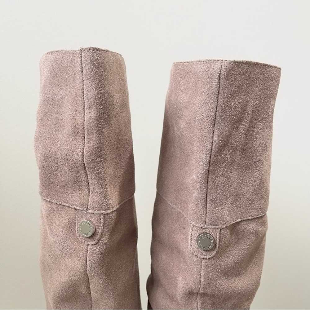 Steve Madden Balen Taupe Suede Leather Slouchy Ta… - image 8