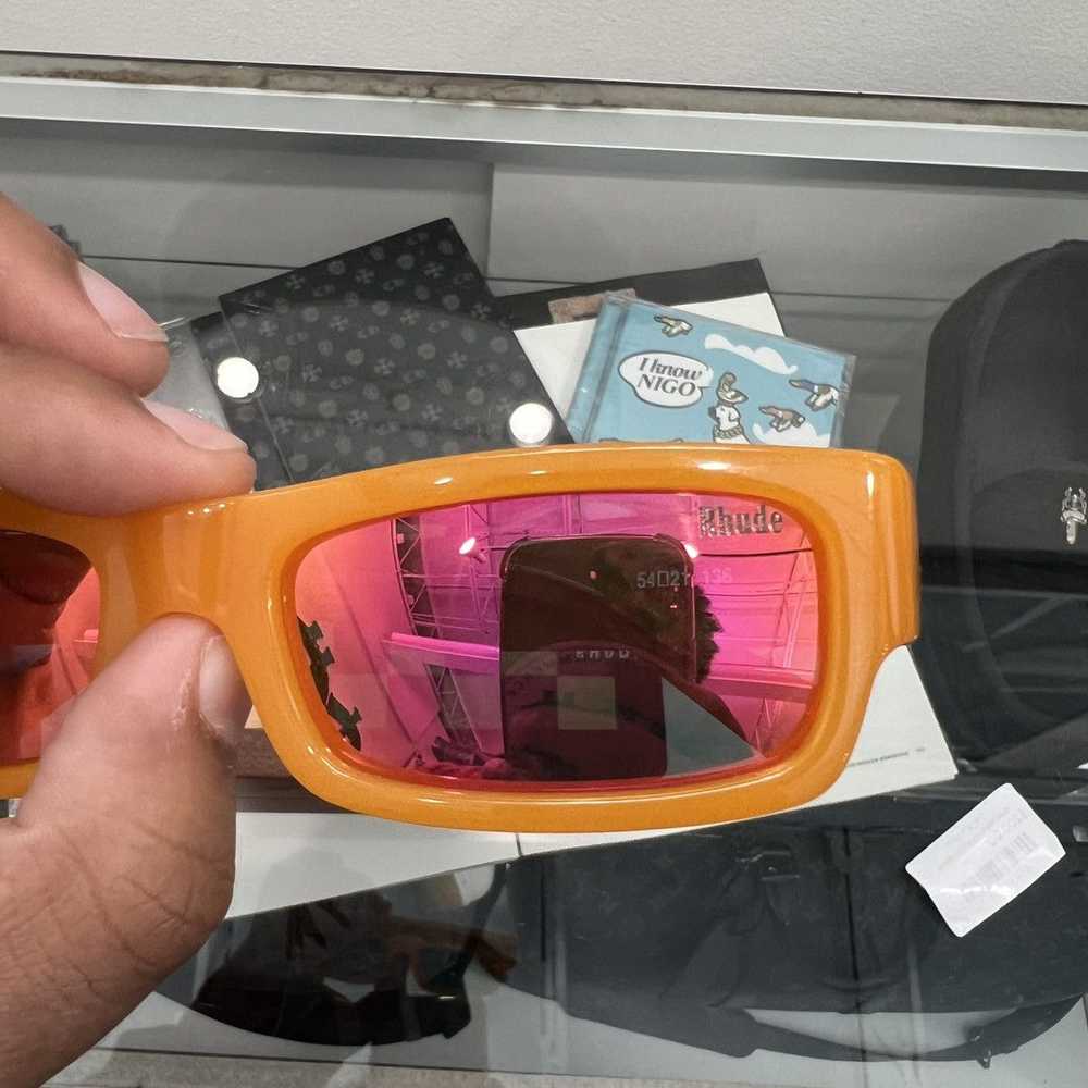 Rhude Rhude Rhoyce Orange Sunglasses - image 5
