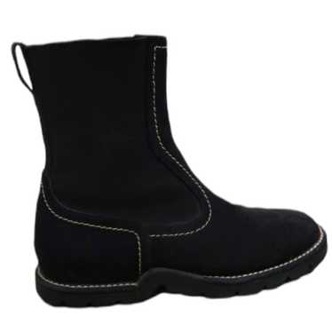 Cole Haan Leather Boot Chelsea Boot Black Suede P… - image 1