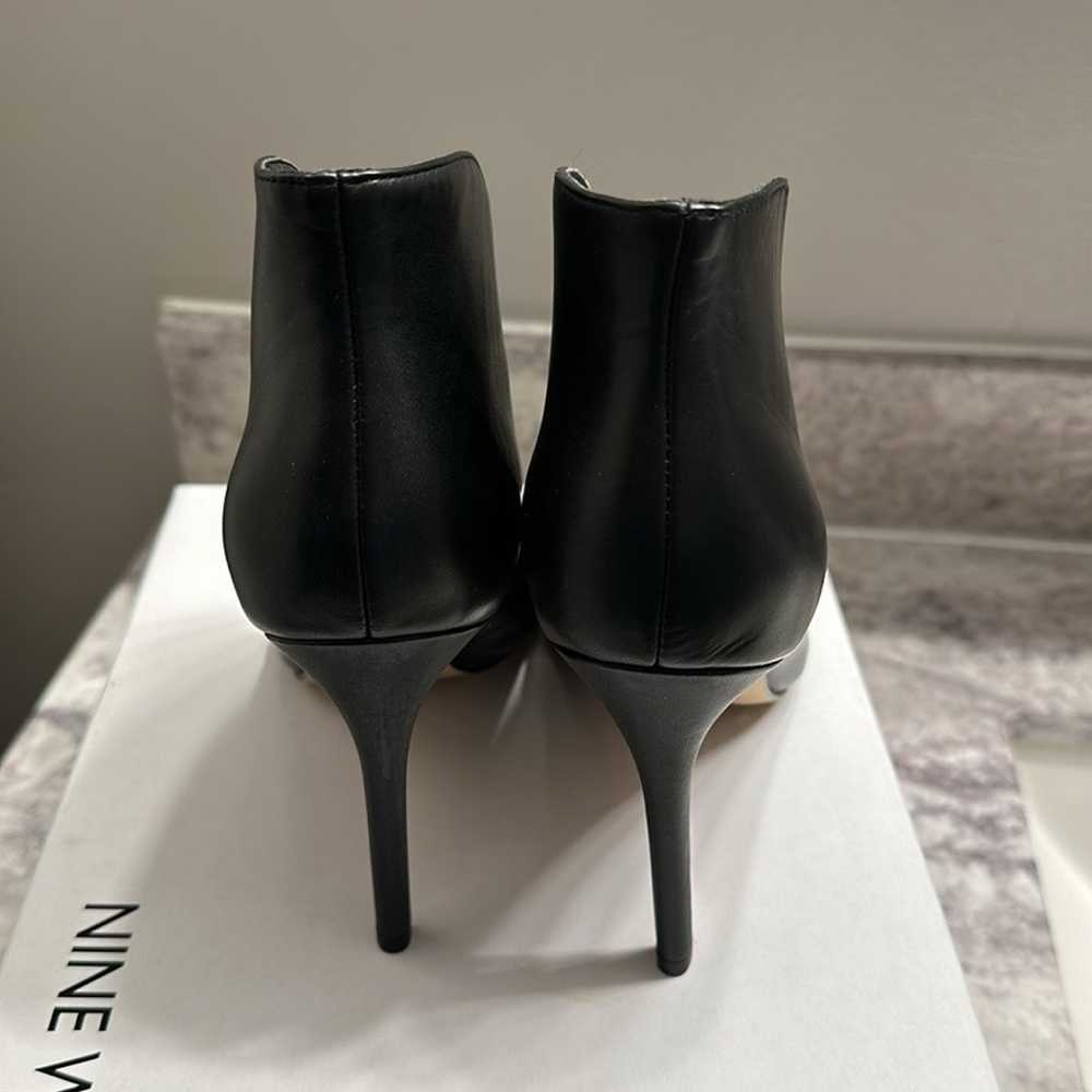 Nine West Tetty booties size 6.5 black - image 3