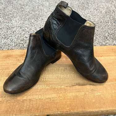 Frye leather ankle boots women's size 9m