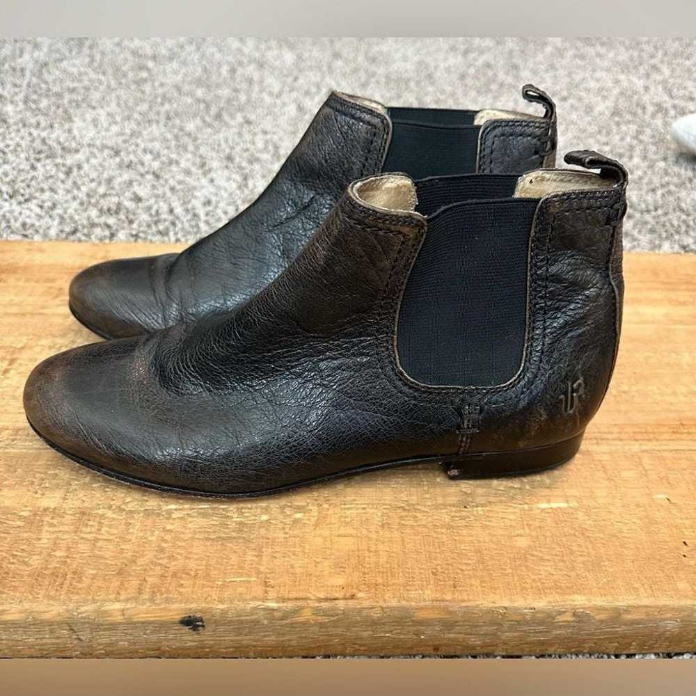 Frye leather ankle boots women's size 9m - image 3