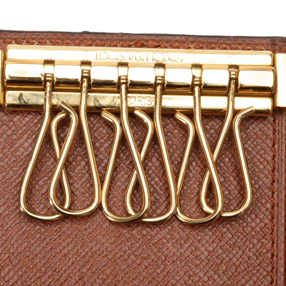 Brown Louis Vuitton Monogram 6 Key Holder - image 8