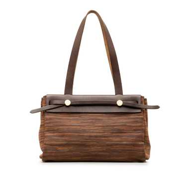 Brown Hermès Vibrato Herbag Cabas PM Tote Bag - image 1