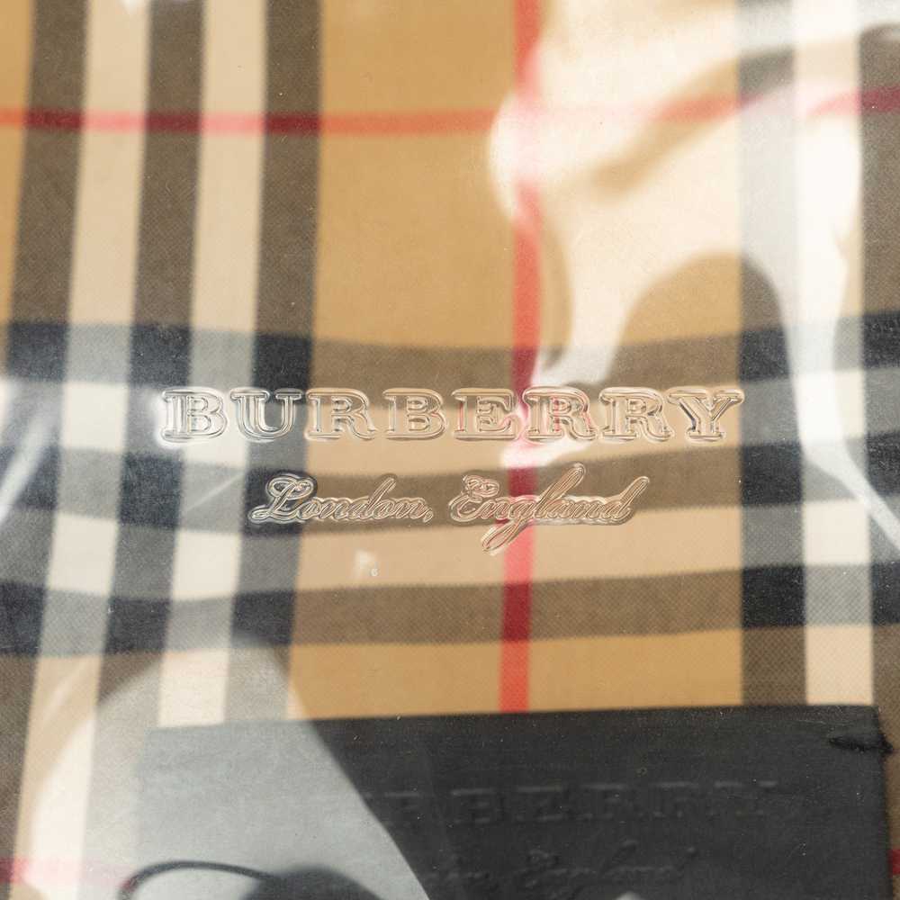 Brown Burberry Plastic and House Check Shopper To… - image 9