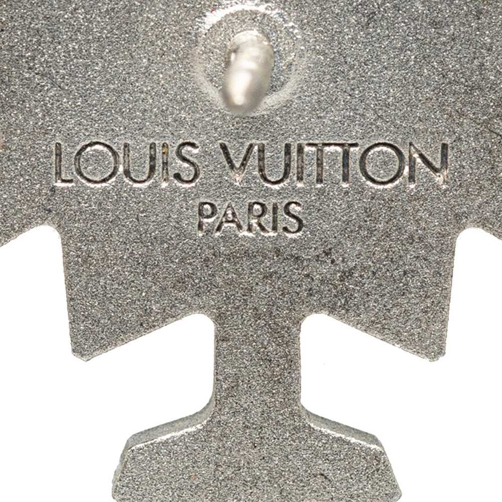 Silver Louis Vuitton Snowflake Brooch - image 5